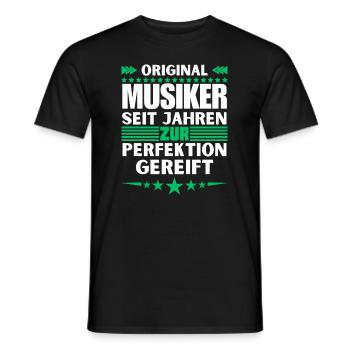 Des musiciens mûris à la perfection - T-shirt homme - noir - Devant - AI Model Male 178 light (178cm)