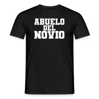 Abuelo del Novio Groom's Grandpa Wedding Gift - Men's T-Shirt - black - Front - AI Model Male 178 light (178cm)