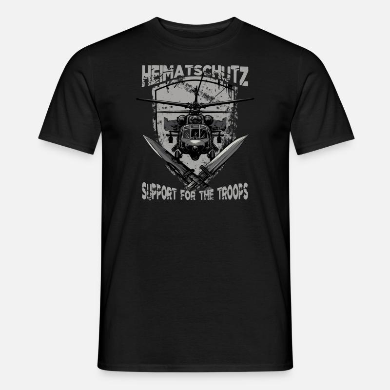 Heimatschutz Heimatschutzkompanie HSchKp - Männer T-Shirt - Schwarz