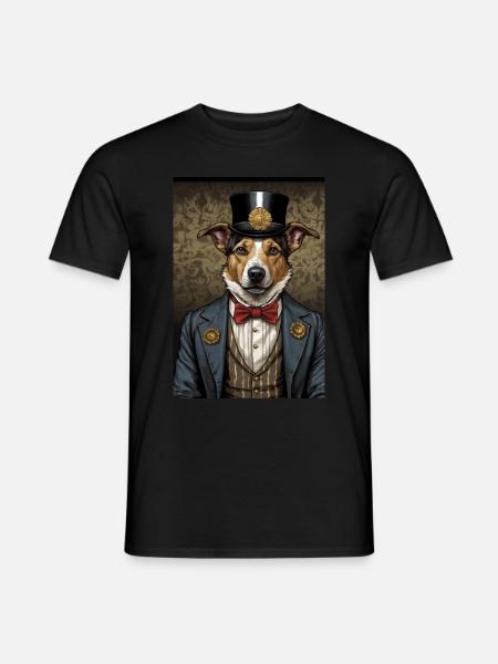 Australian Shepherd Dog Aristocrat Costume - Men's T-Shirt - black