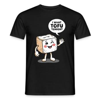 Tofu Lustiges - Männer T-Shirt - Schwarz - Vorne - AI Model Male 178 light (178cm)