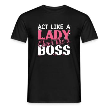 Cheerleading Cheer Like A Boss - T-shirt homme - noir - Devant - AI Model Male 178 light (178cm)