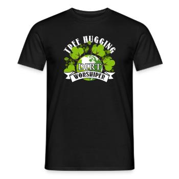 Tag der Erde Schützen Sie die Erde - Männer T-Shirt - Schwarz - Vorne - AI Model Male 178 light (178cm)