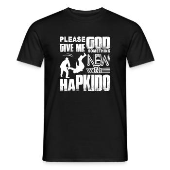 Hapkido Donnez-moi quelque chose de nouveau Hapkido - T-shirt homme - noir - Devant - AI Model Male 178 light (178cm)
