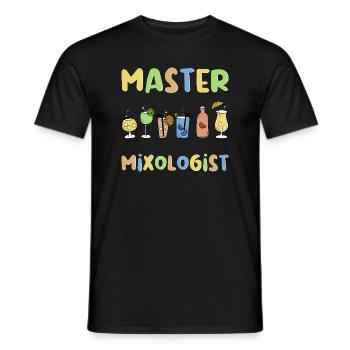 Bartender Bartender Mixer Cocktail Gift - Men's T-Shirt - black - Front - AI Model Male 178 light (178cm)
