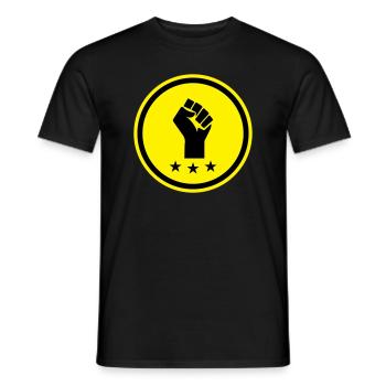 Main Faust - T-shirt homme - noir - Devant - AI Model Male 178 light (178cm)