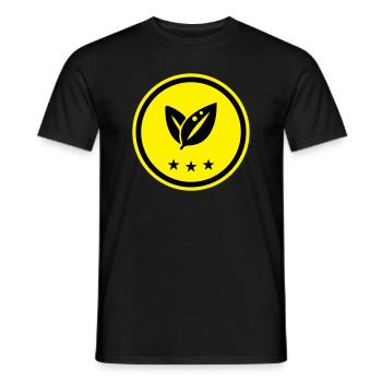 Leaf Ecology - Men's T-Shirt - black - Front - AI Model Male 178 light (178cm)