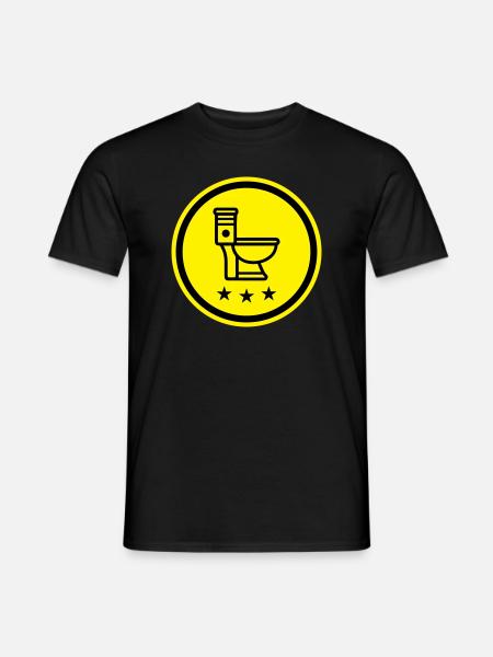 Wc toilet - Men's T-Shirt - black
