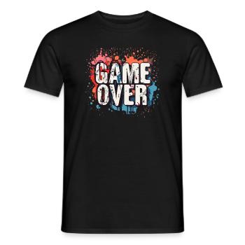 Gamer T-Shirt Console De Jeu De Jeu Plus Coloré - T-shirt homme - noir - Devant - AI Model Male 178 light (178cm)