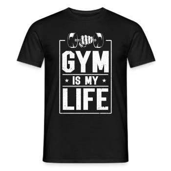 Bodybuilder Body Building Strength Training Gift - Men's T-Shirt - black - Front - AI Model Male 178 light (178cm)