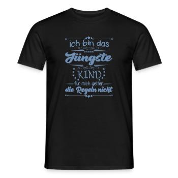 Familie Kinder das jüngste Kind - Männer T-Shirt - Schwarz - Vorne - AI Model Male 178 light (178cm)