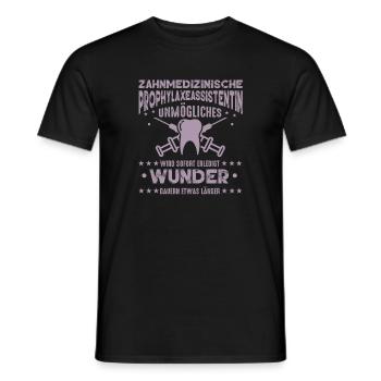 Zahnmedizinische Prophylaxeassistentin - Männer T-Shirt - Schwarz - Vorne - AI Model Male 178 light (178cm)