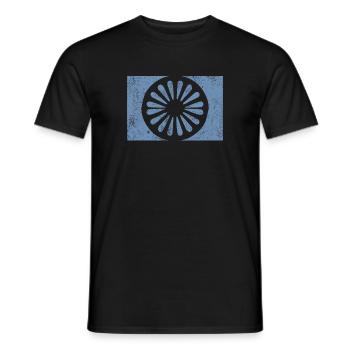 Rome Romni Roma Drapeau Fier Rome - T-shirt homme - noir - Devant - AI Model Male 178 light (178cm)