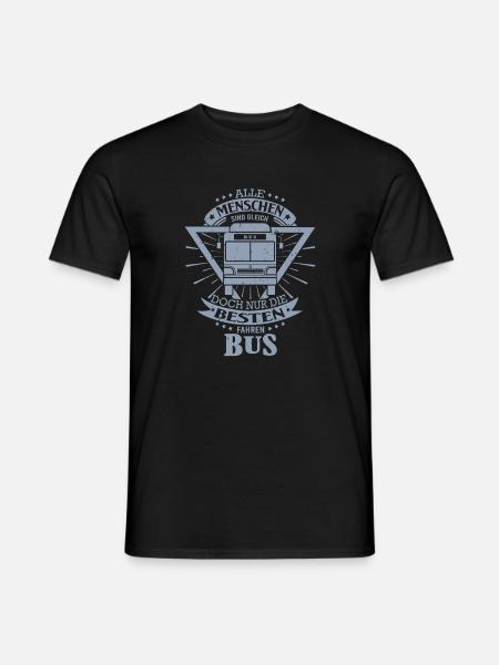 Busfahrer Geschenkideen - Männer T-Shirt - Schwarz
