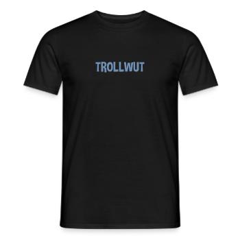 Trollwut - Männer T-Shirt - Schwarz - Vorne - AI Model Male 178 light (178cm)