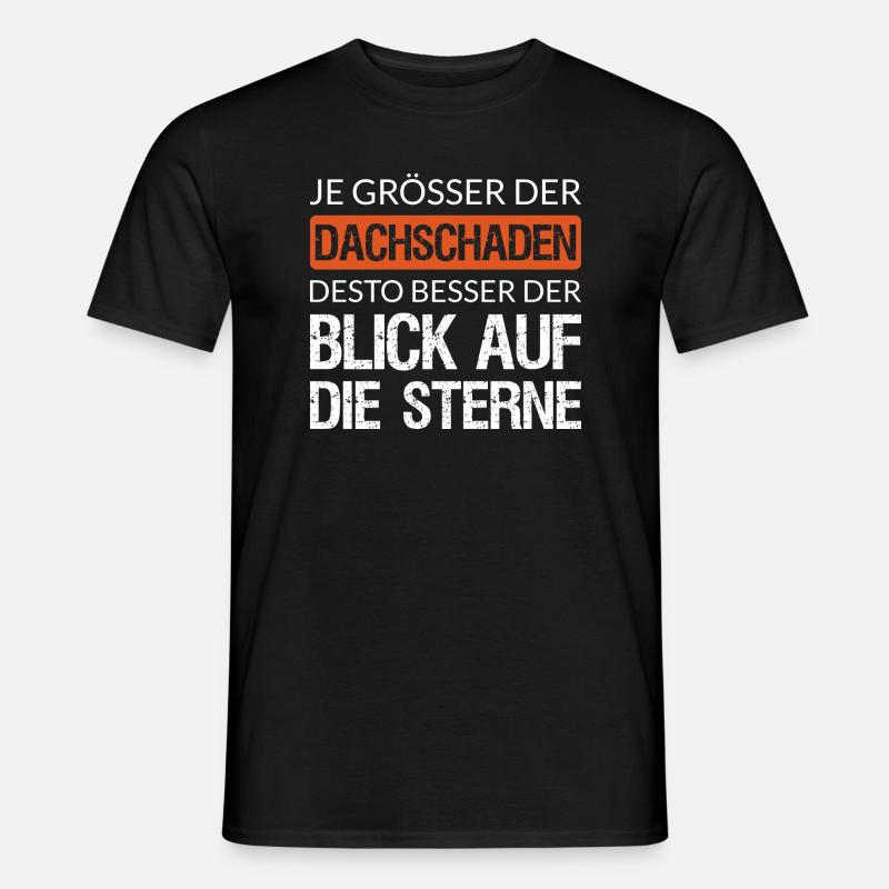 Witziger Spruch - Männer T-Shirt - Schwarz