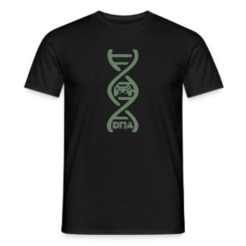 Gaming ist meine DNA Zocker Controller - Männer T-Shirt - Schwarz - Vorne - AI Model Male 178 light (178cm)