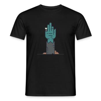 Zombie Zombie Apocalypse Monster Halloween Cadeau - T-shirt homme - noir - Devant - AI Model Male 178 light (178cm)