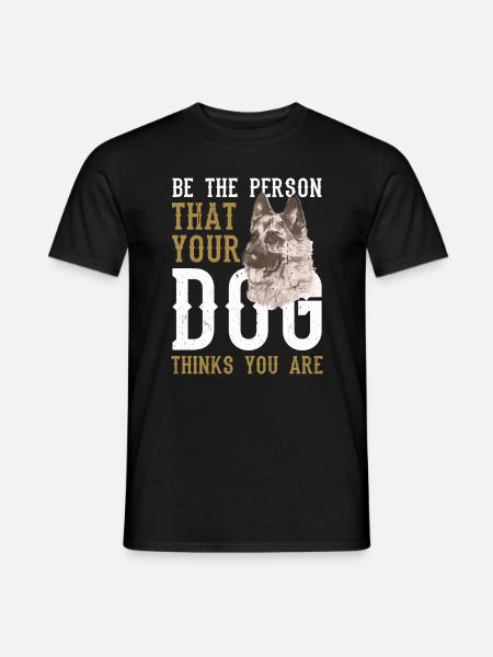 German shepherd - Men's T-Shirt - black