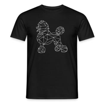 Pudel - Männer T-Shirt - Schwarz - Vorne - AI Model Male 178 light (178cm)