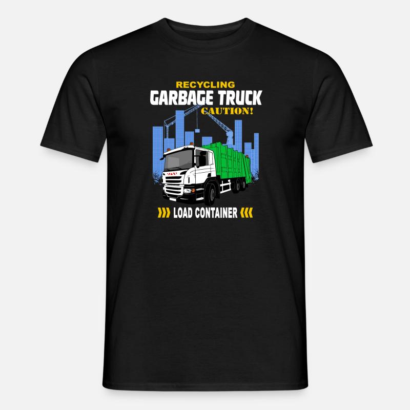 Müllauto - Müllfahrzeug - Männer T-Shirt - undefined