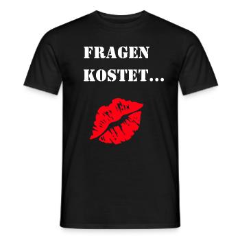 lustiges Flirt-Shirt für Partys zum feiern. - Männer T-Shirt - Schwarz - Vorne - AI Model Male 178 light (178cm)