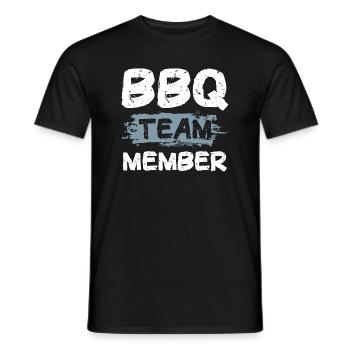 Bbq Team - Männer T-Shirt - Schwarz - Vorne - AI Model Male 178 light (178cm)