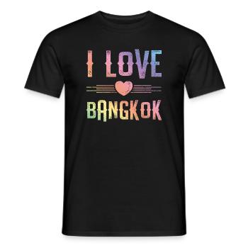 J’adore Bangkok - T-shirt homme - noir - Devant - AI Model Male 178 light (178cm)