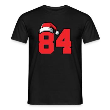 84 Numéro Noël - T-shirt homme - noir - Devant - AI Model Male 178 light (178cm)