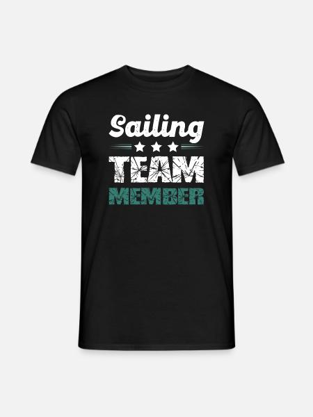 Équipe de voile - T-shirt homme - noir