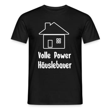 constructeur de maison - T-shirt homme - noir - Devant - AI Model Male 178 light (178cm)