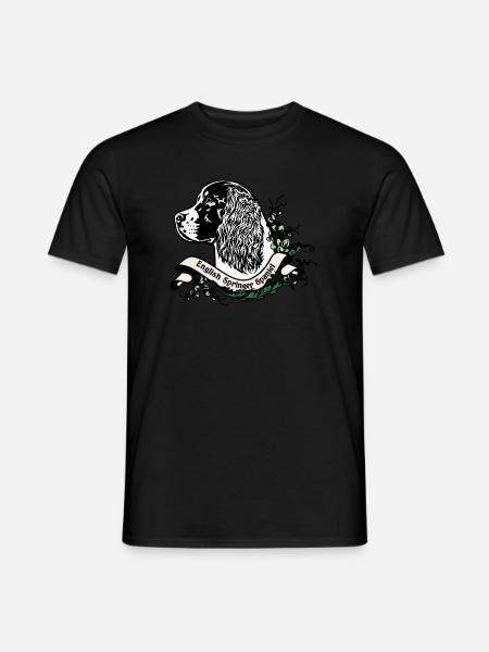 Springer Spaniel Anno 1900 - Männer T-Shirt - Schwarz