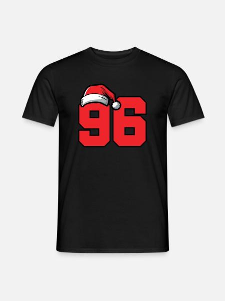 96 Number Christmas - Men's T-Shirt - black