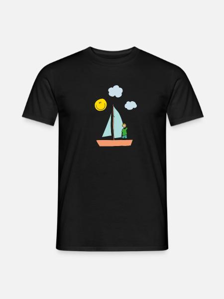 Sailing tour - Men's T-Shirt - black