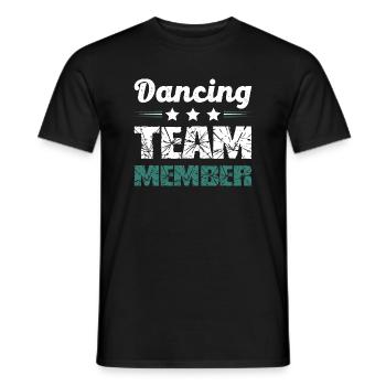 Équipe de danse - T-shirt homme - noir - Devant - AI Model Male 178 light (178cm)