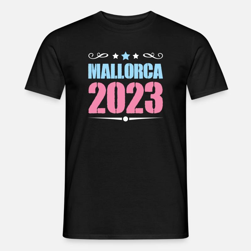 Mallorca 2023 - Männer T-Shirt - Schwarz