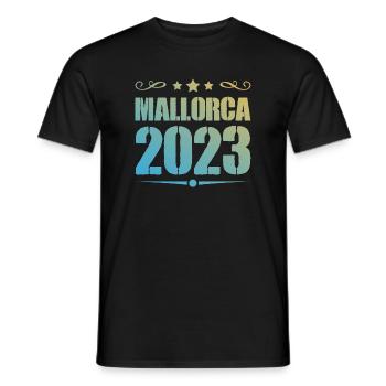 Majorque 2023 - T-shirt homme - noir - Devant - AI Model Male 178 light (178cm)
