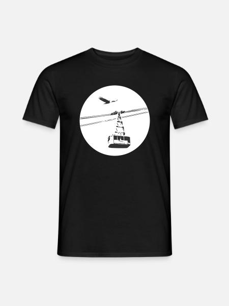 Gondola with eagle black - Men's T-Shirt - black