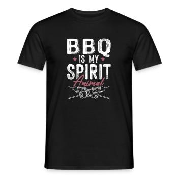 BBQ Grillen Spruch - Männer T-Shirt - Schwarz - Vorne - AI Model Male 178 light (178cm)