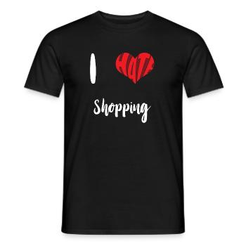 Hass Shopping Stopp Hass Anti Hass - Männer T-Shirt - Schwarz - Vorne - AI Model Male 178 light (178cm)