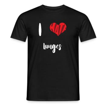 Entraînement Je déteste les fentes Exercice d’entraînement - T-shirt homme - noir - Devant - AI Model Male 178 light (178cm)