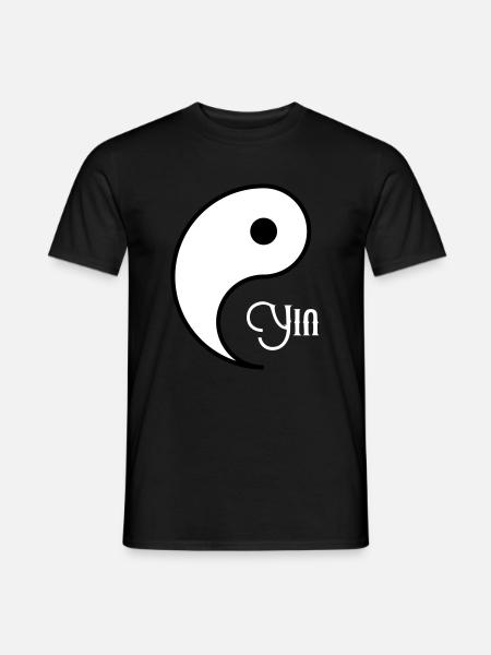 YIN YANG partner look - Men's T-Shirt - black