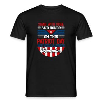 Patriots Day USA Patriot's Day vintage - Männer T-Shirt - Schwarz - Vorne - AI Model Male 178 light (178cm)