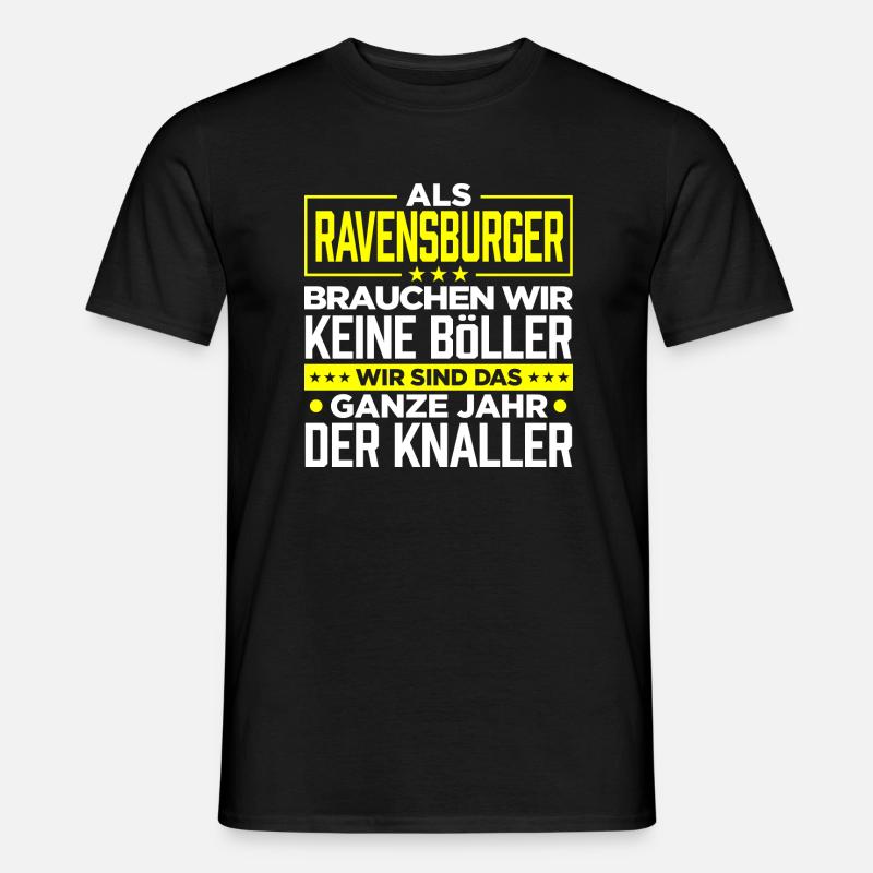 RAVENSBURGER - Böller - Männer T-Shirt - Schwarz