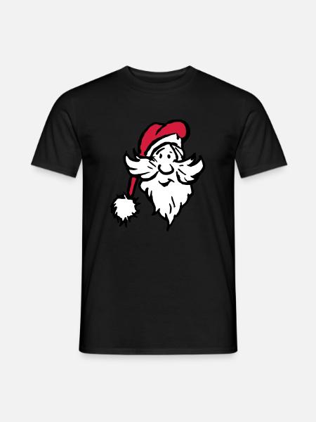Christmas man icon - Men's T-Shirt - black