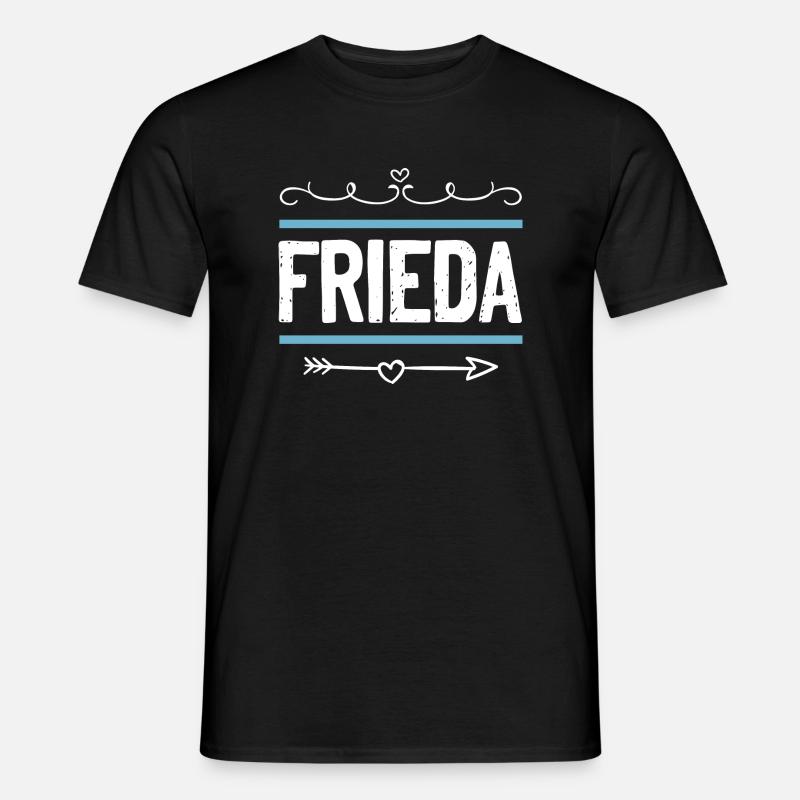 Frieda - Männer T-Shirt - Schwarz
