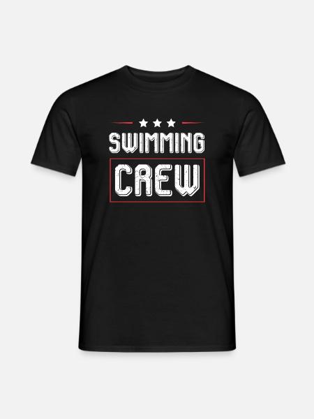 Swimming Crew - Men's T-Shirt - black