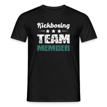 Équipe de kickboxing - T-shirt homme - noir - Devant - AI Model Male 178 light (178cm)