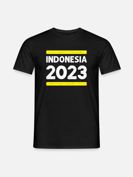 Indonesia 2023 - Men's T-Shirt - black