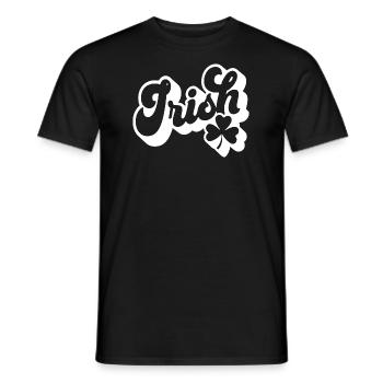 Cadeau de la Saint-Patrick Trèfle Hommes, Femmes, Enfants - T-shirt homme - noir - Devant - AI Model Male 178 light (178cm)